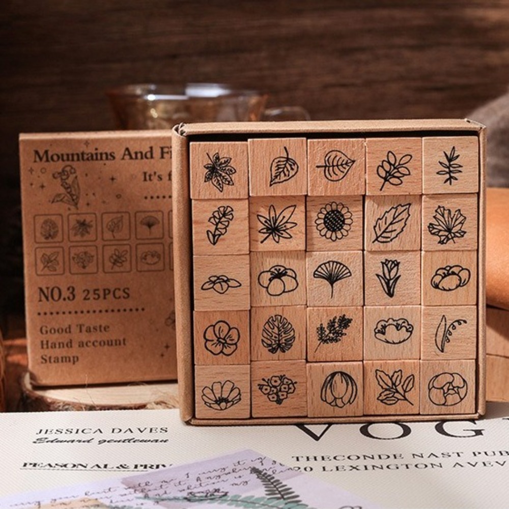 Butterfly Rubber Sheet - 25-teiliges Stempel-Set mit Schmetterlings- und Blumenmotiv,