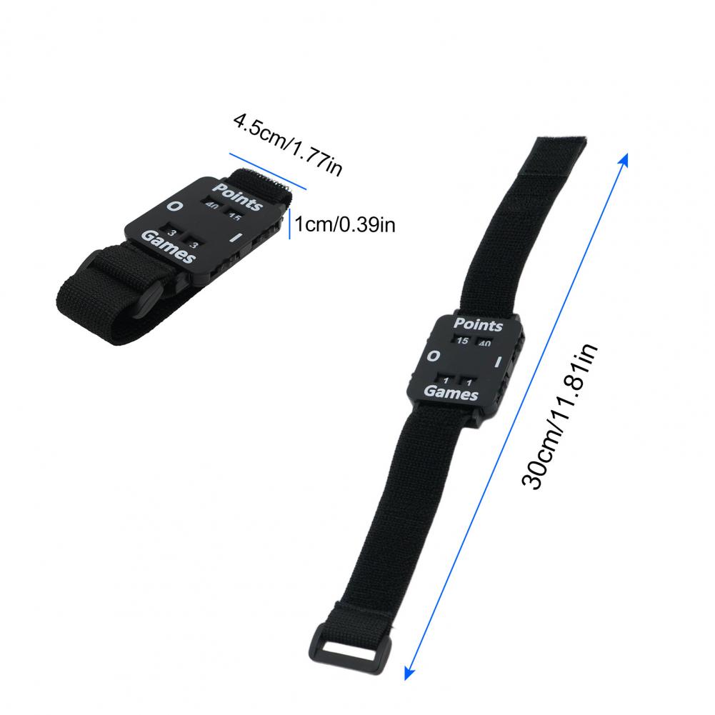 Wristband Ping Pong - Tennis-Punktezähler-Uhr mit Verstellbarem Armband Tragbarer Pickleball