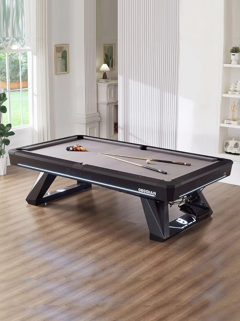 Hall Table Tennis - Maßgefertigtes Billard-Tischtennis-Set Anpassbarer Massivholz 9FT Esstisch-Billardtisch