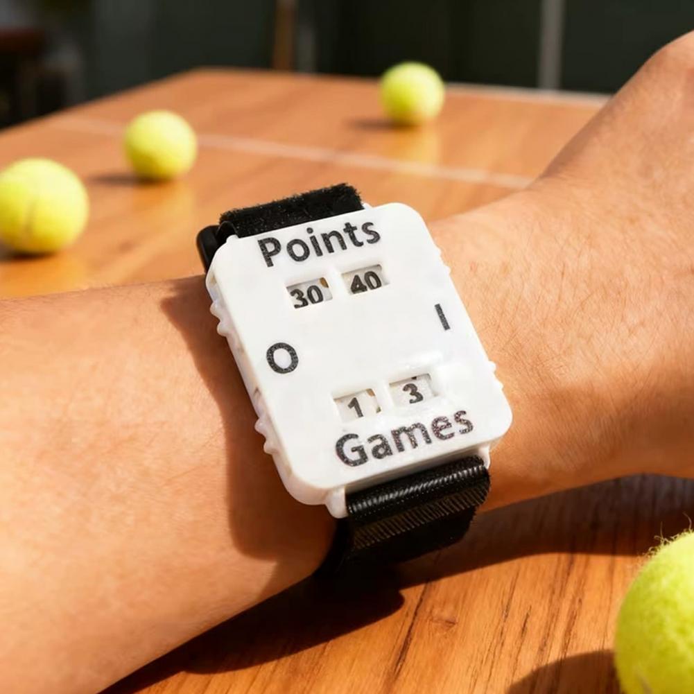 Wristband Ping Pong - Sport-Punktezähler Tennis-Punktezähler-Uhr mit Verstellbarem Armband Tragbarer