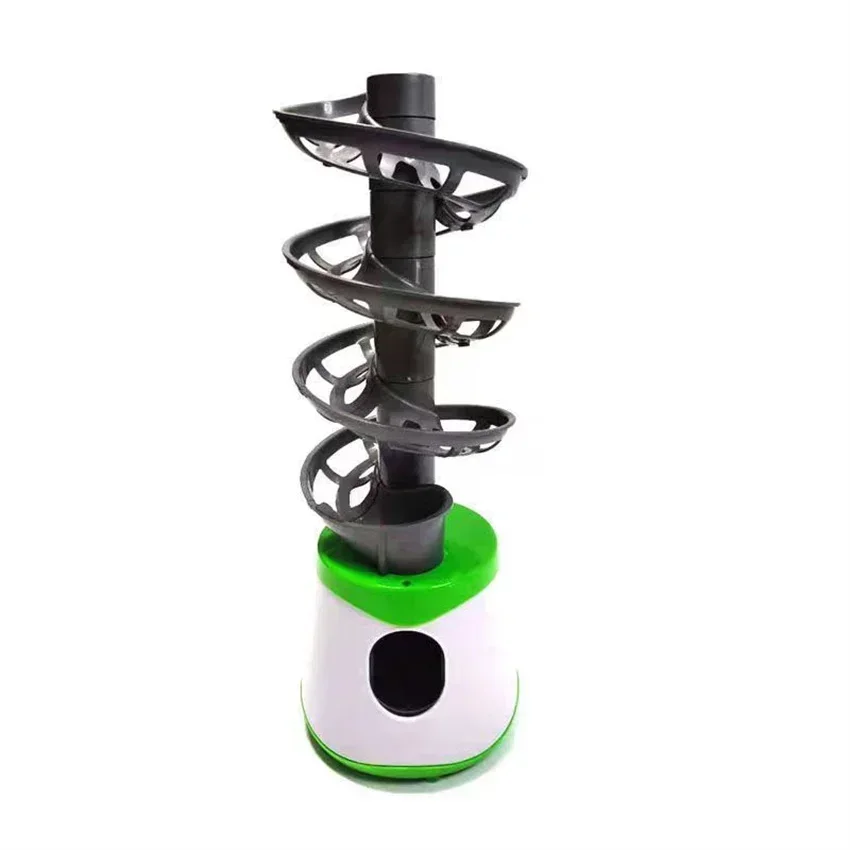 Table Tennis Robot - 2023 Verbesserter tragbarer Tischtennisballkrug, Dual-Stromversorgungsversion, Ping-Pong-Ball-Roboter-Pitching-Maschine