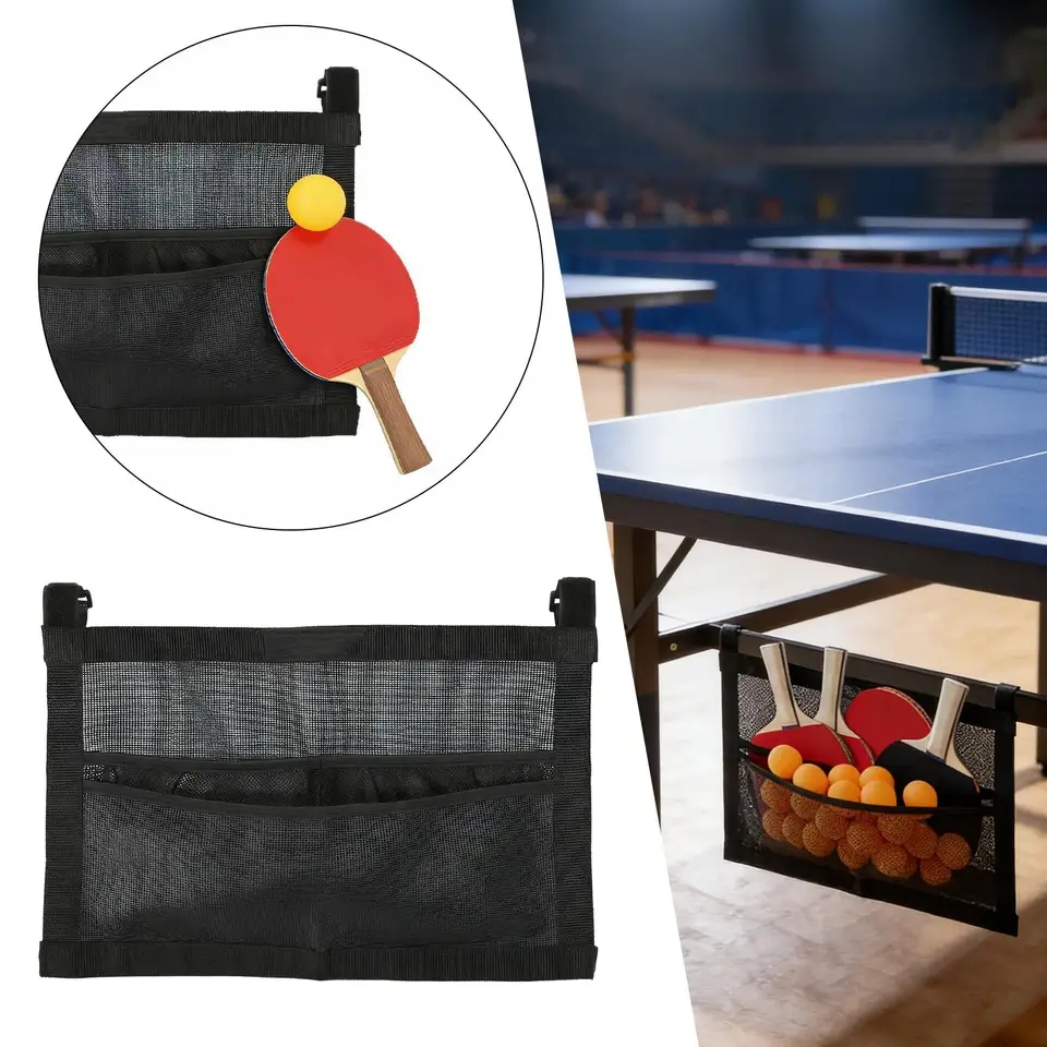 Table Tennis Ball - Neuer Netz-Tischtennisballhalter mit großem Fassungsvermögen, Organizer