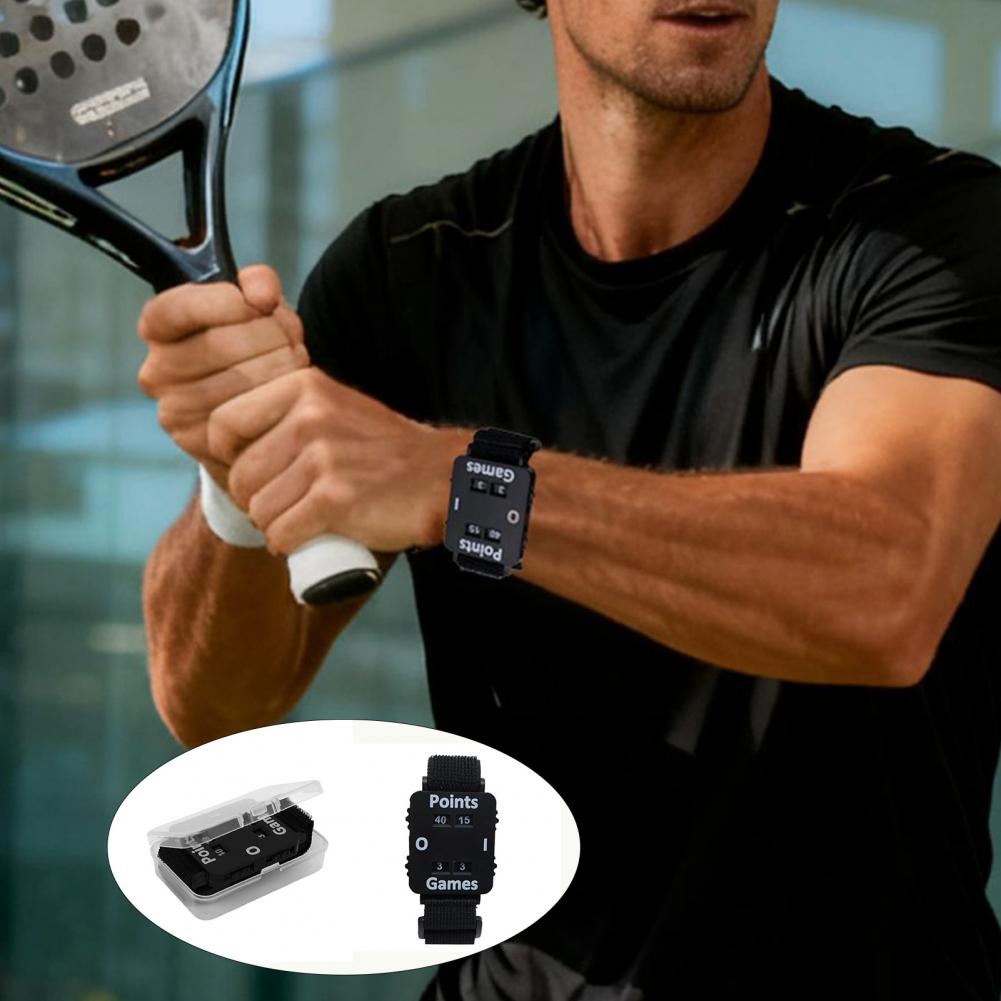 Tennis-Punktezähler-Uhr mit Ve – Wristband Ping Pong Bewertung und Preis
