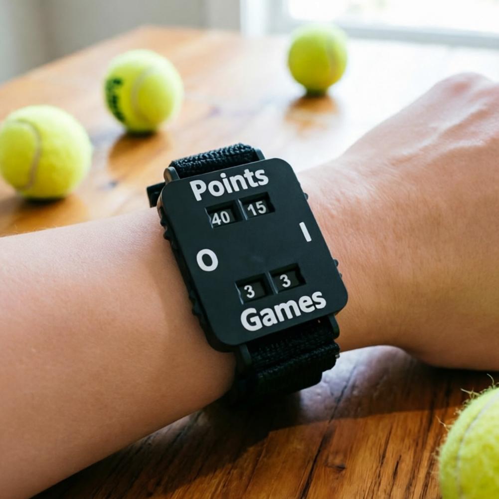 Tennis-Punktezähler-Uhr mit Ve – Wristband Ping Pong Bewertung und Preis