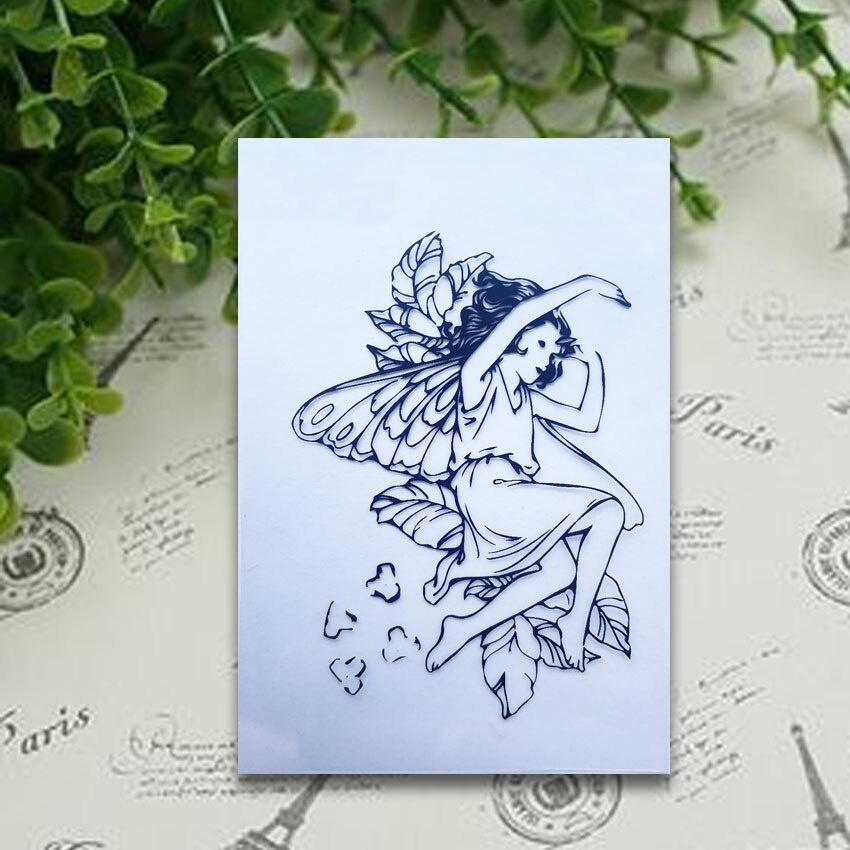 9*6cm Fairy Butterfly Clear St – Butterfly Rubber Sheet Bewertung und Preis