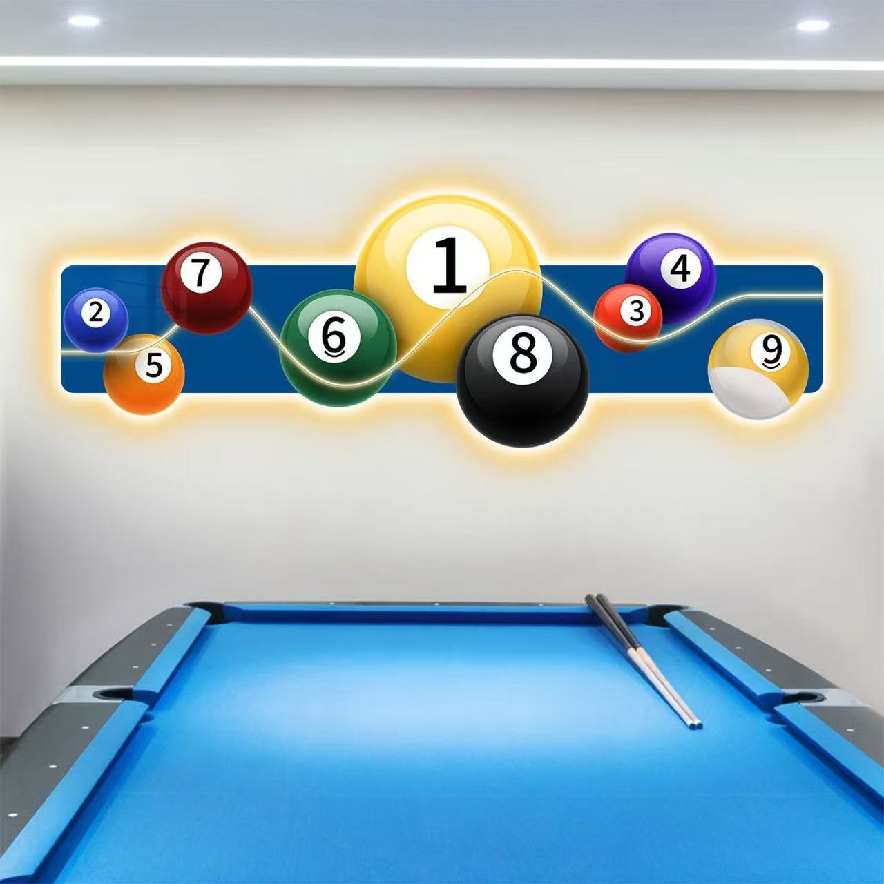 Billardhallen-Dekorationsgemäl – Hall Table Tennis Bewertung und Preis