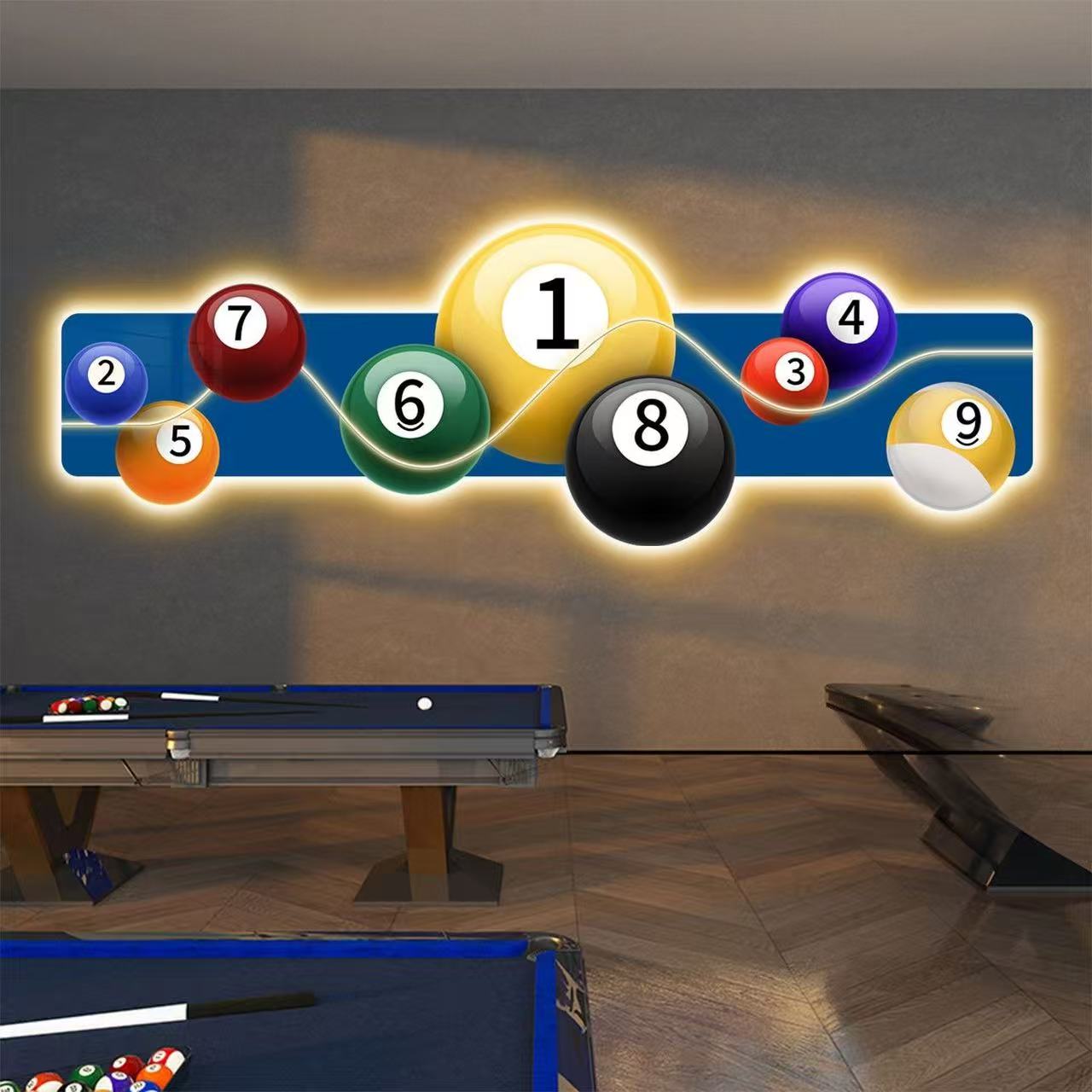 Billardhallen-Dekorationsgemäl – Hall Table Tennis Bewertung und Preis