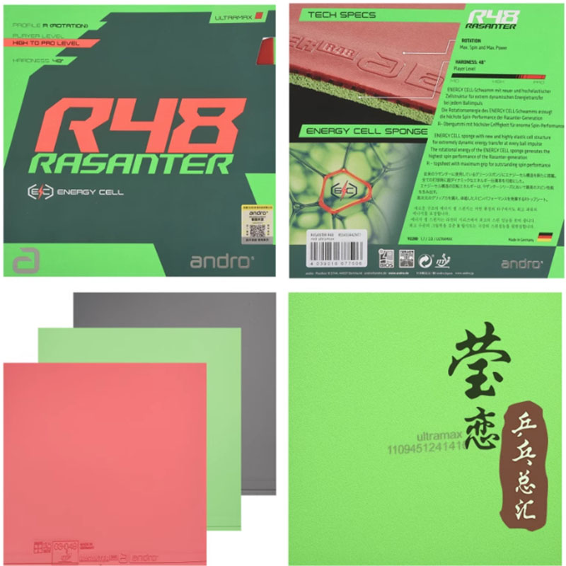 Andro Rasanter R45 47 50 C45 4 – Table Tennis Shop Bewertung und Preis