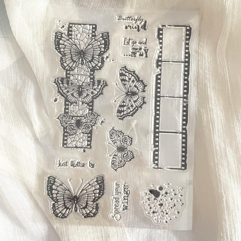 Vintage Hintergrund Schmetterl – Butterfly Rubber Sheet Bewertung und Preis