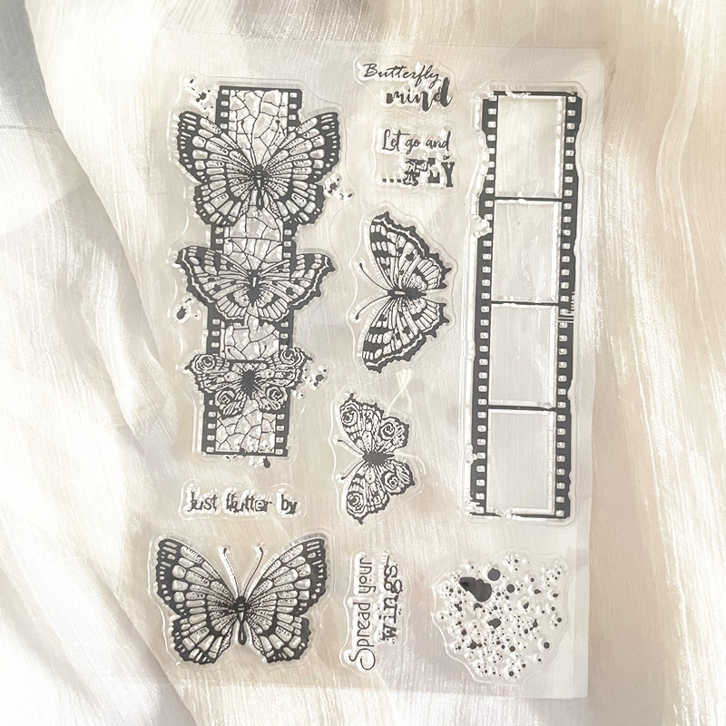 Vintage Hintergrund Schmetterl – Butterfly Rubber Sheet Bewertung und Preis