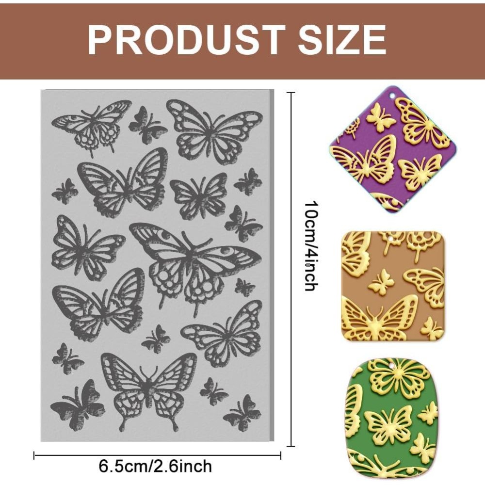 Schmetterlings-Polymer-Clay-Te – Butterfly Rubber Sheet Bewertung und Preis