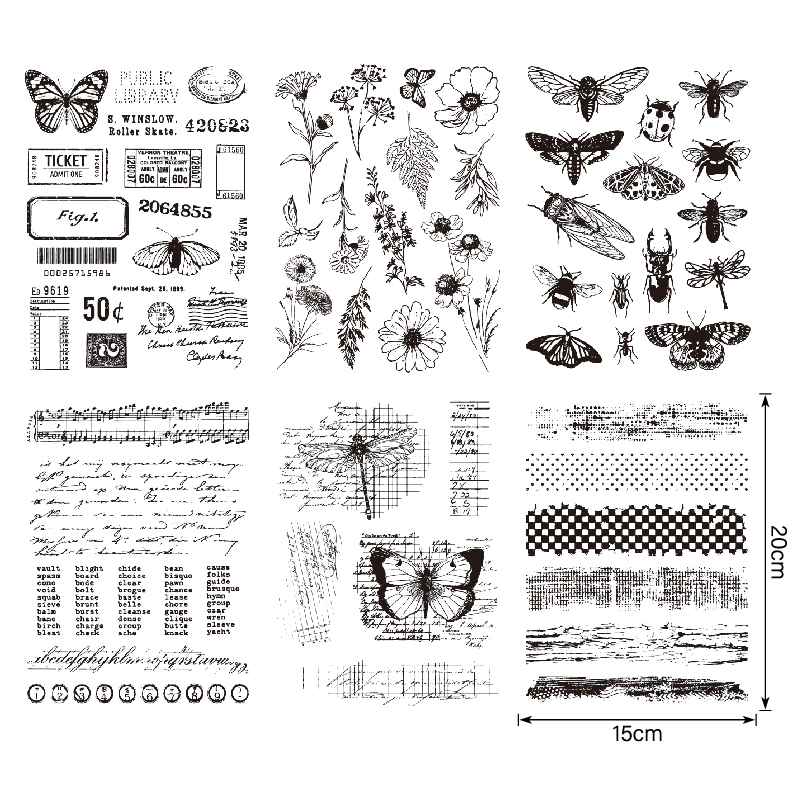 1 Stück transparenter Hintergr – Butterfly Rubber Sheet Bewertung und Preis
