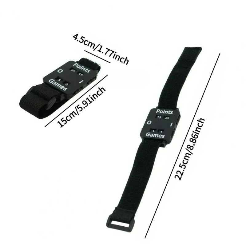 Tennis-Punktezähler-Uhr mit Ve – Wristband Ping Pong Bewertung und Preis