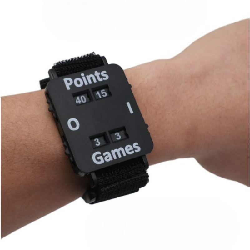 Tennis-Punktezähler-Uhr mit Ve – Wristband Ping Pong Bewertung und Preis